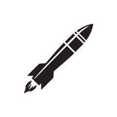 vector illustration of rocket