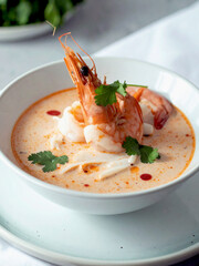 soup with shrimps