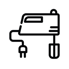 Mixer icon design template