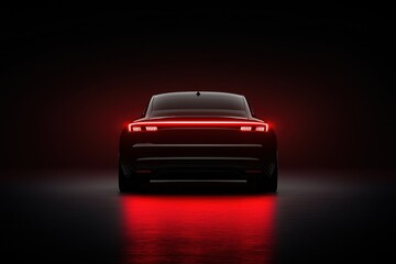 Artistic shot showcasing luxurious car taillights with a glamorous feel, perfect for stock image use.