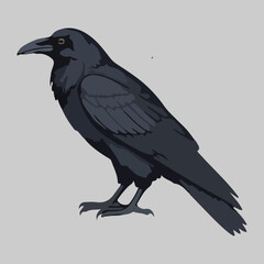 Fototapeta premium Majestic Raven Illustration