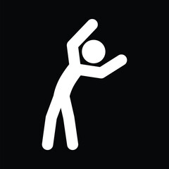 Icon Fitness And Healty Vector