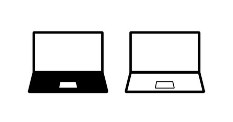 Laptop icon vector.  Devices icon set, computer sign and symbol, Devices icon, vector illustration
