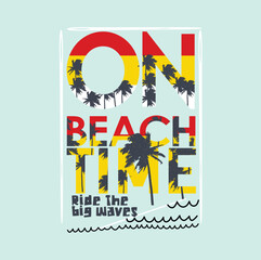 Beach Vibes: A Graphic Design for Summer Fun