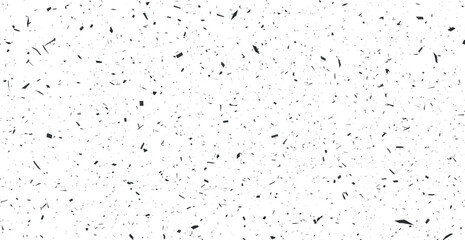 Grunge black lines and dots on a white background - Vector illustration