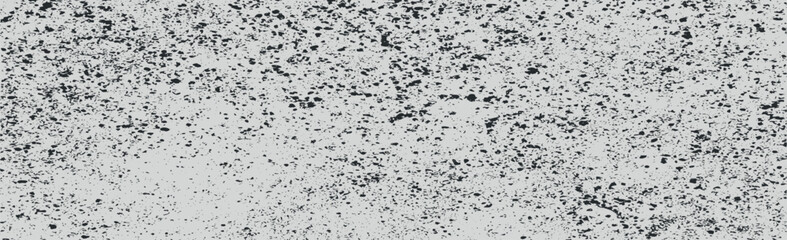 Panoramic texture of realistic gray concrete - Vector illustration