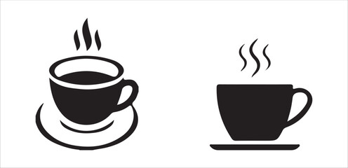 cup of coffee with beans