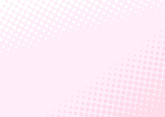 ピンク　グラデーション　ドット　パターン　抽象　背景 　イラスト　ベクター