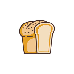 Delicious Homemade Bread Crusty Loaf & Soft Inside