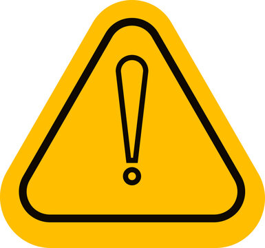 Warning danger triangle icon set. Vector isolated on transparent background hazardous apps and website material symbol in trendy style. Globally harmonized system all classes caution
