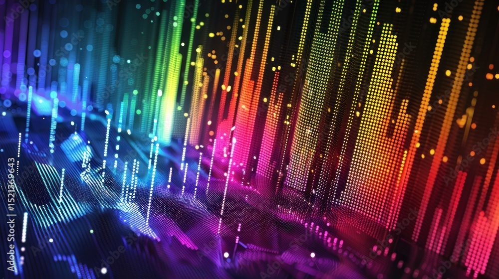 Poster multicolor backdrop with dynamic shapes for business use stock photo --ar 16:9 --raw --v 6 job id: d