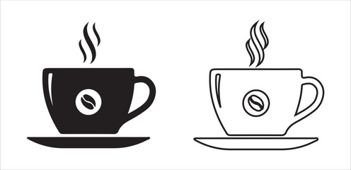 cup of coffee with steam