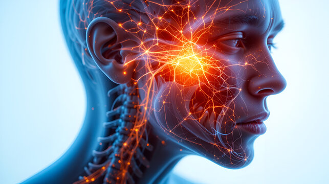 Trigeminal neuralgia chronic pain of facial TMD injury ophthalmic maxillary mandibular sensation central nervous system immune attacks myelin