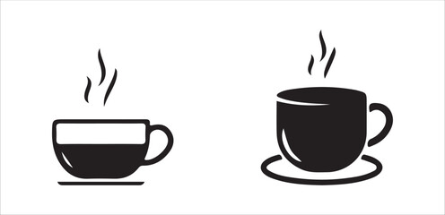 cup of coffee with beans