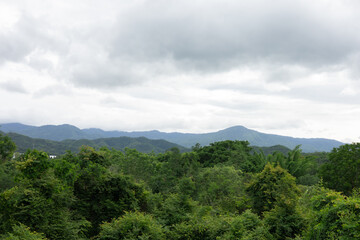 Obraz premium beautiful view mountain landscape of Suan Phueng Ratchaburi 