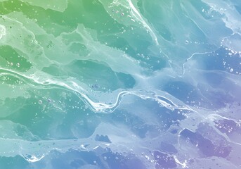 Naklejka premium Iceberg abstract background in pastel turquoise color tone. Design suitable for eco-friendly theme, calm visual concept, cool summer graphic
