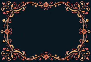 Whimsical hand-drawn frames, ornate & playful, perfect for scrapbooking,  whimsical,  ornate