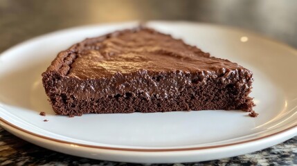 piece of chocolate cake