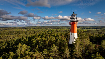 lighthouse on the coast, Stilo, Poland