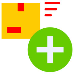 Obraz premium new delivery flat icon
