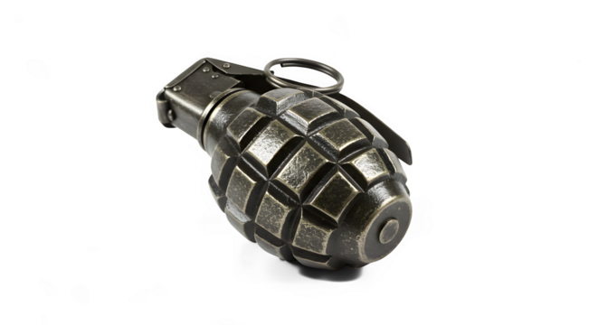 Antique-Style Hand Grenade Replica with Detailed Texturing