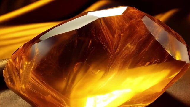 Goldener Bernstein auf schwarzem Samt &ndash; warm und edel pr&auml;sentiert