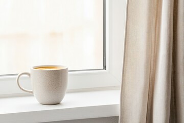 A serene morning scene featuring espresso in a cozy cafe setting, perfect for ambiance and lifestyle visuals.