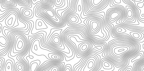 Panorama view gradient multicolor wave curve lines banner background design. Vector illustration. wave Line topography map contour background .Abstract Topographic map background with wave line.