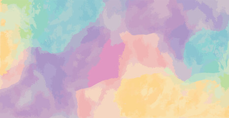 Abstract watercolor background multicolored paper texture, colorful watercolor grunge - Vector illustration