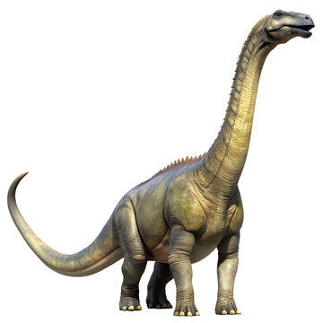 Apatosaurus Louisae Zuniceratops Christopheri  isolated on transparent background