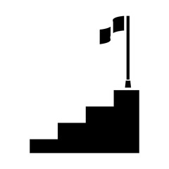 Success icon vector. Successful business illustration sign. Winner symbol. strategy logo.