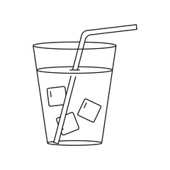 vector illustration of a cocktail
