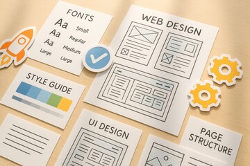 Web design style guide ui ux development process
