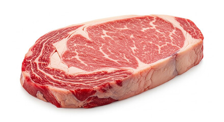 Detailed Ribeye Steak Image: Red, Juicy & Marbled Beef | Perfect for Healthy Recipes

