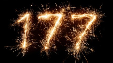 Sparkler Numbers 177 - Festive Celebration