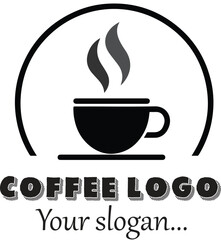 Coffee Brand Logo And Icon vector File