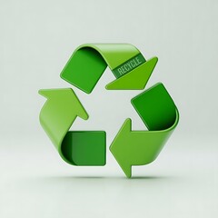 3D Recycle icon