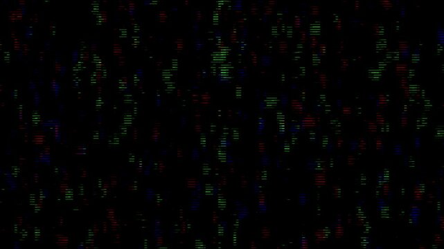 Colorful noise animation that can be used for TV static etc. 3