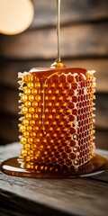 Fresh honey comb