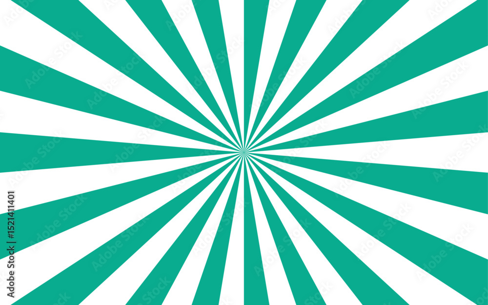 Poster Abstract vivid, radial spiral burst pattern with red and white curved rays. Dynamic and symmetrical, using bold movement and energy. Retro, psychedelic feel reminiscent of vintage pop art.