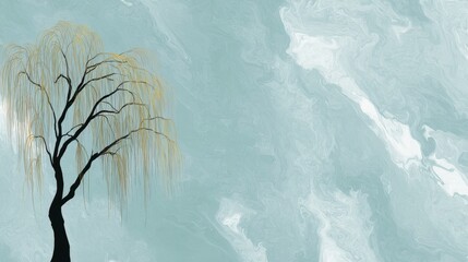 Elegant Weeping Willow Tree