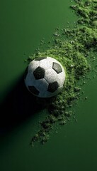 Soccer Ball on Green Surface