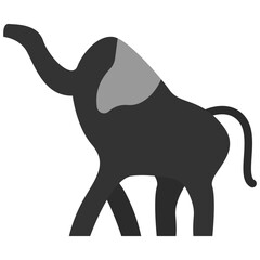 elephant flat icon