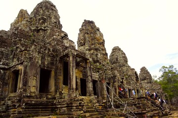 Bayon temple of angkor thom in Cambodia