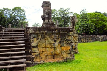 Terrace of the Elephants, Angkor thom, Cambodia