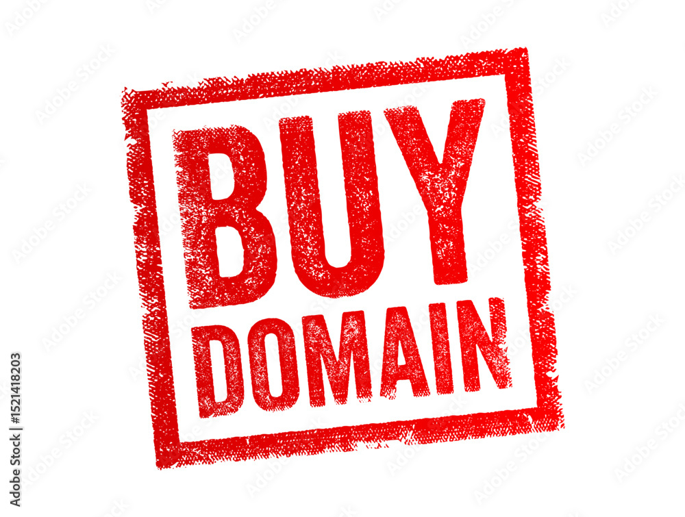 Poster buy domain means to purchase the rights to use a specific web address, domain name on the internet, 