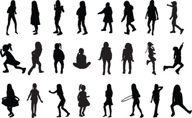 silhouettes of women