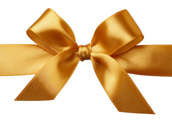 Fita de tecido amarela com laço, isolada em fundo transparente. Fita, laço de presente, setembro amarelo, prevenção, cuidado, saúde mental. 