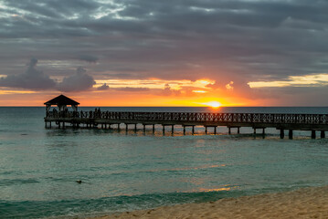 Tropical carribbean beach