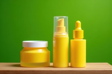 bottle of perfume on white background